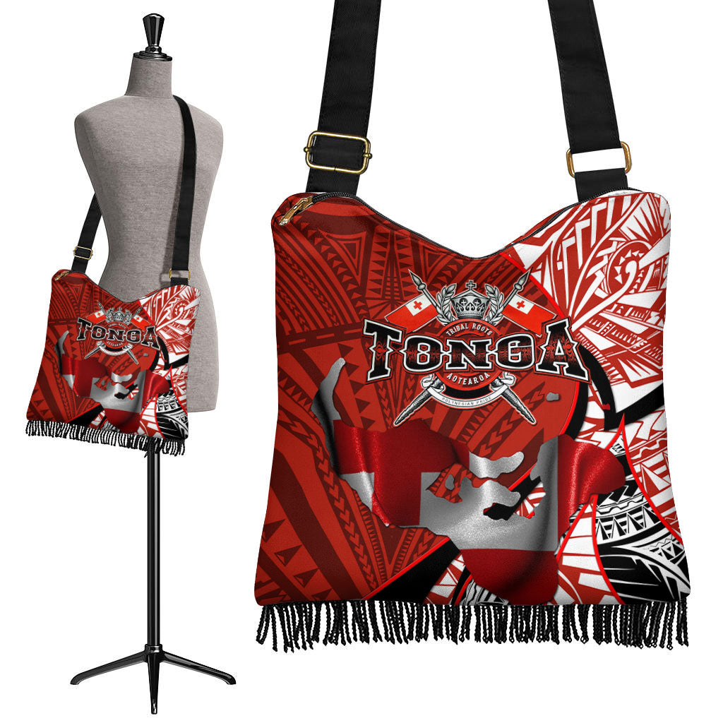 Tonga In My Heart Royal Coat Of Arms Boho Handbag