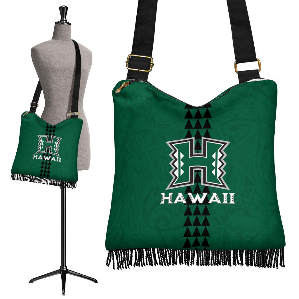 Hawaii Rainbow Warriors Rugby Boho Handbag