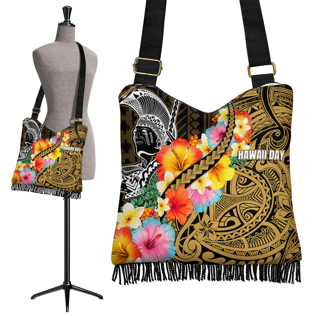 Hawaii Day King Kamehameha Boho Handbag