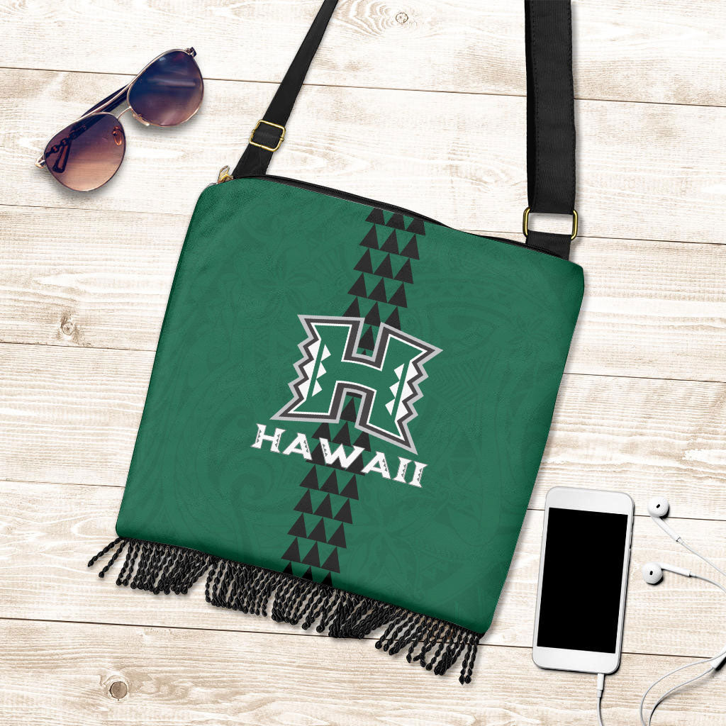 Hawaii Rainbow Warriors Rugby Boho Handbag