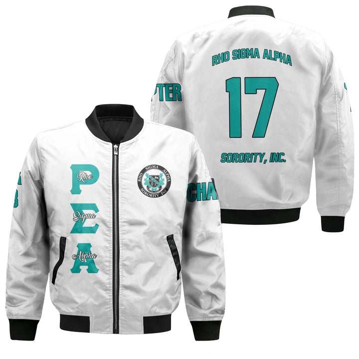 Sorority Bomber Jacket - Custom Rho Sigma Alpha Bomber Jacket Original ...
