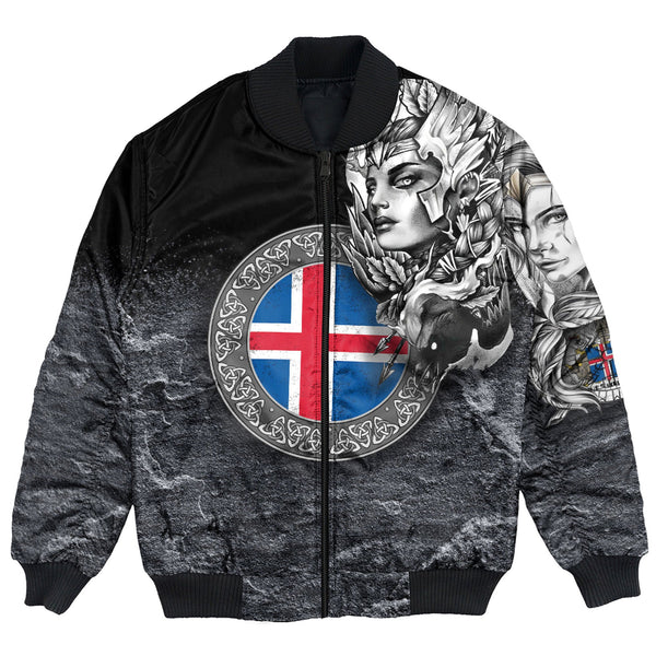 Viking Bomber Jacket Iceland Valkyries Viking Country