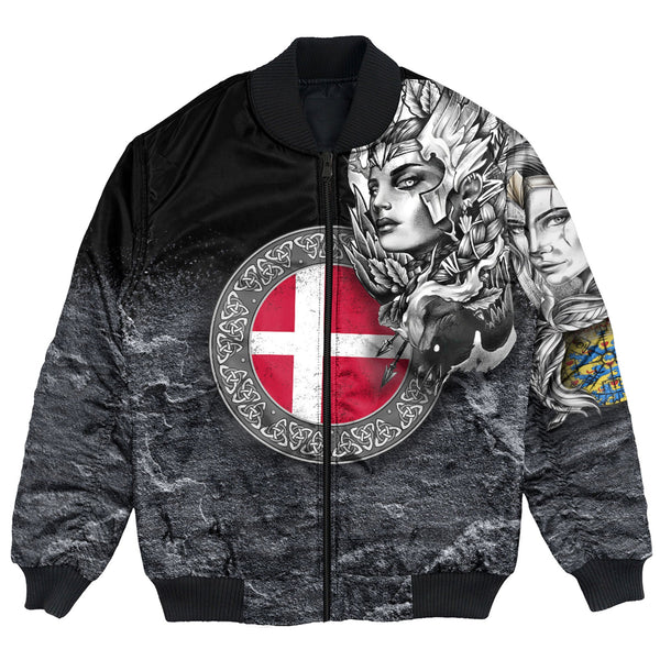 Viking Bomber Jacket Denmark Valkyries Viking Country