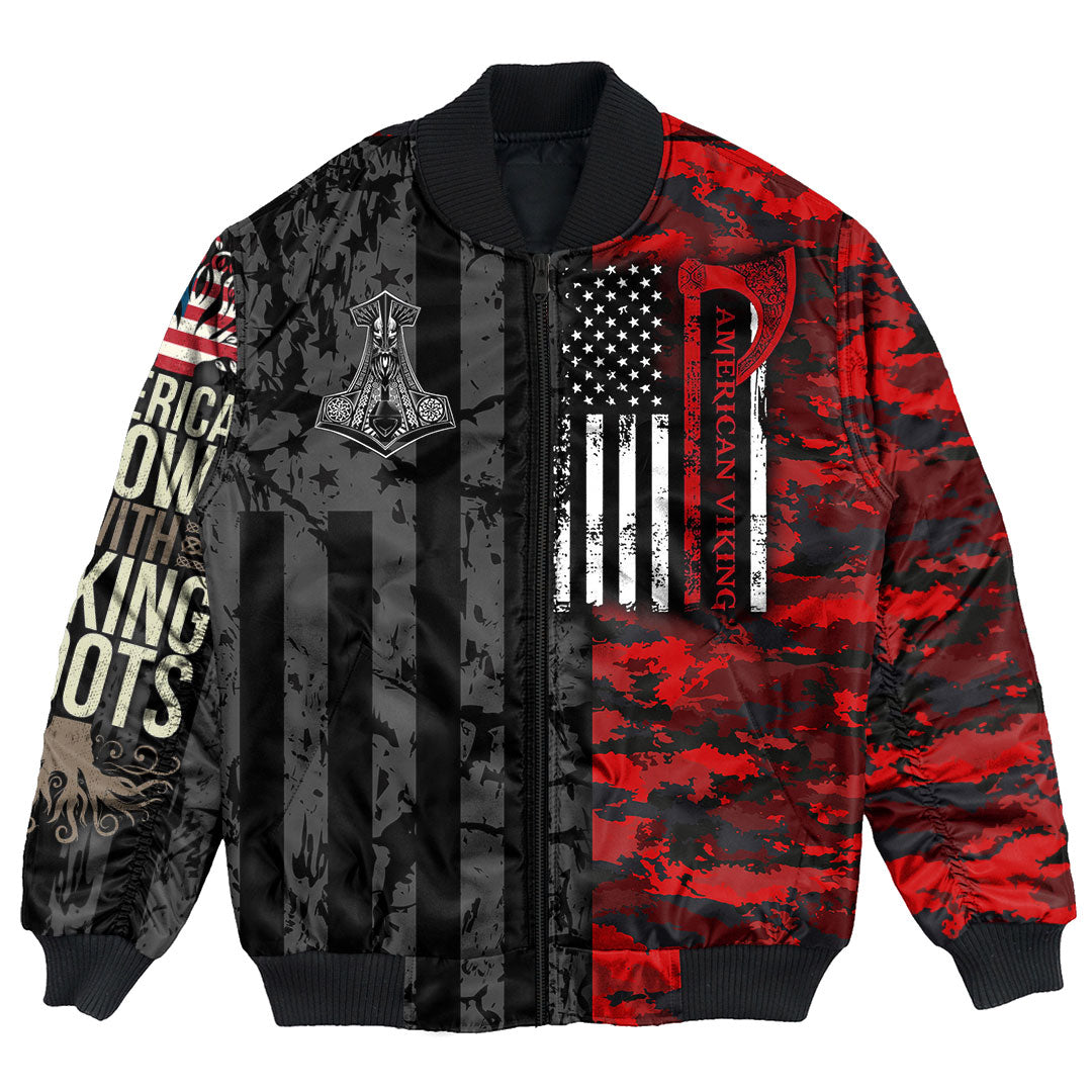 Viking Bomber Jacket American Style