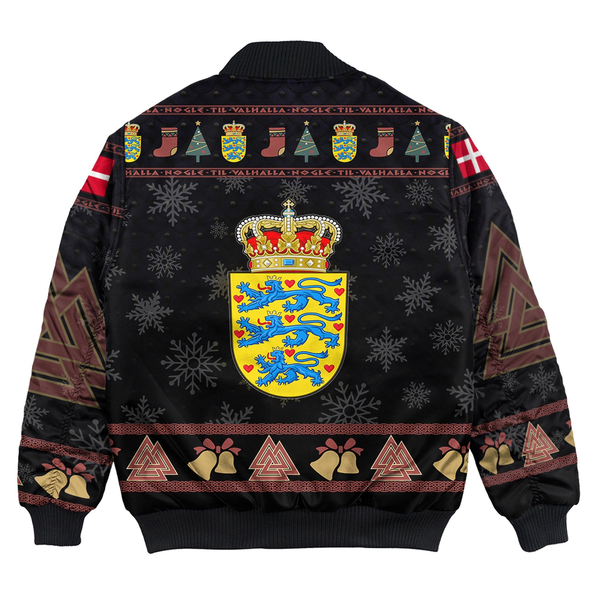 Viking Bomber Jacket Denmark Viking Santa