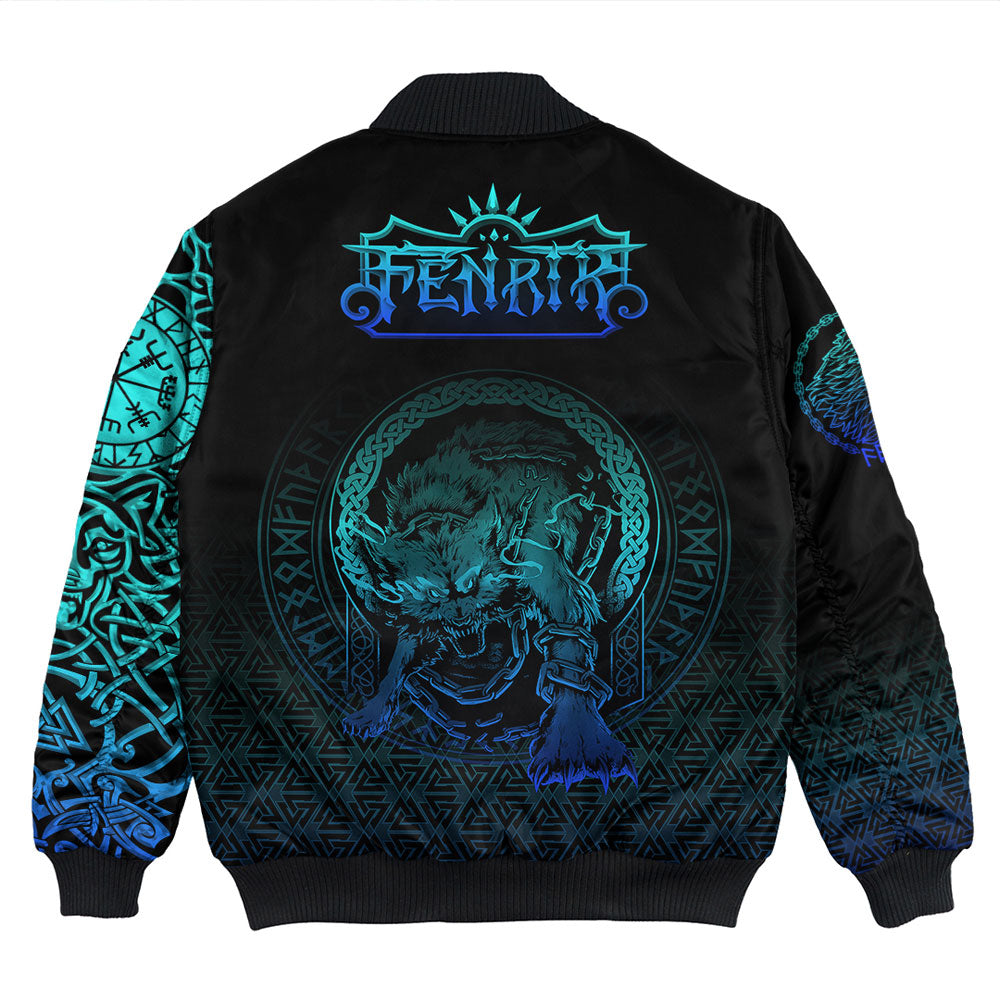 Viking Bomber Jacket Fenrir Norse 3D Special