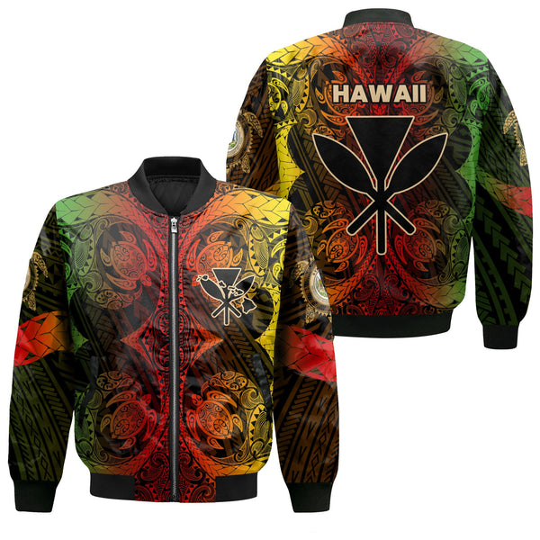 Kanaka Maoli Hawaii Bomber Jackets Reggae Style