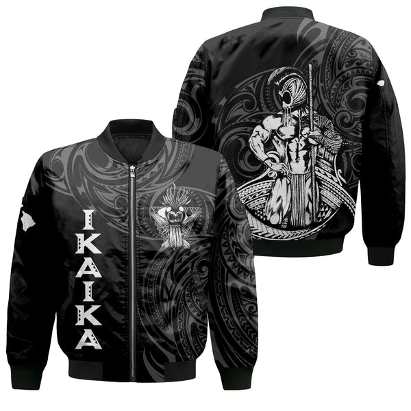 Hawaii Ikaika Warrior Bomber Jackets Polynesian Style