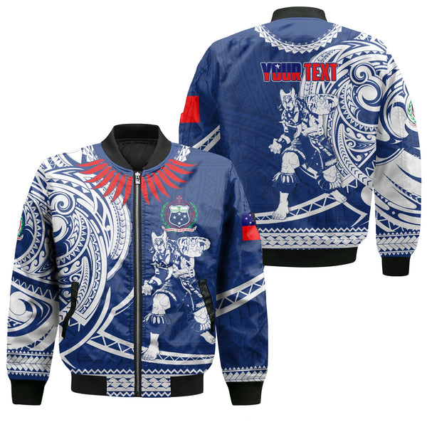 Custom Samoa Bomber Jackets Warrior Ula Nifo Style