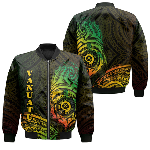 Vanuatu Bomber Jackets Polynesian Reggae Style