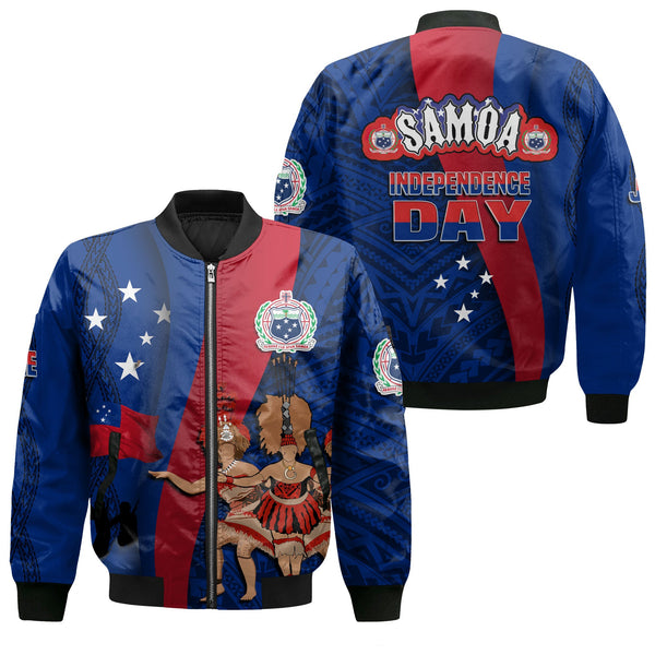 Samoa Independence Day Bomber Jackets Celebrating Dance Style