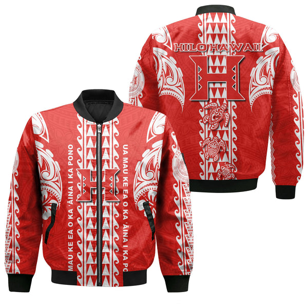 Hilo Hawaii Seal Bomber Jackets Turtle Style