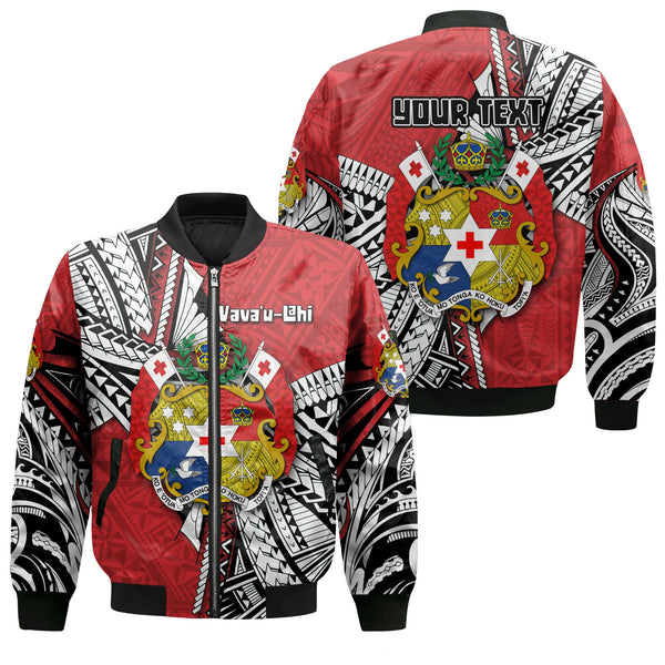 Custom Tonga Vava'u Lahi Coat Of Arms Bomber Jackets