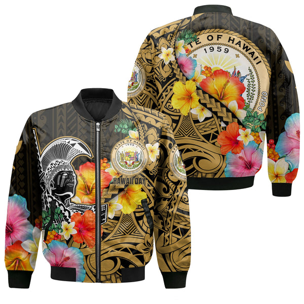 Hawaii Day King Kamehameha Bomber Jackets