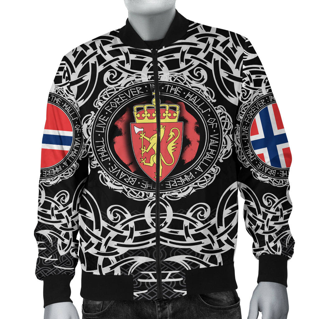 Viking Bomber Jacket Norway Viking Pattern – To The Closet