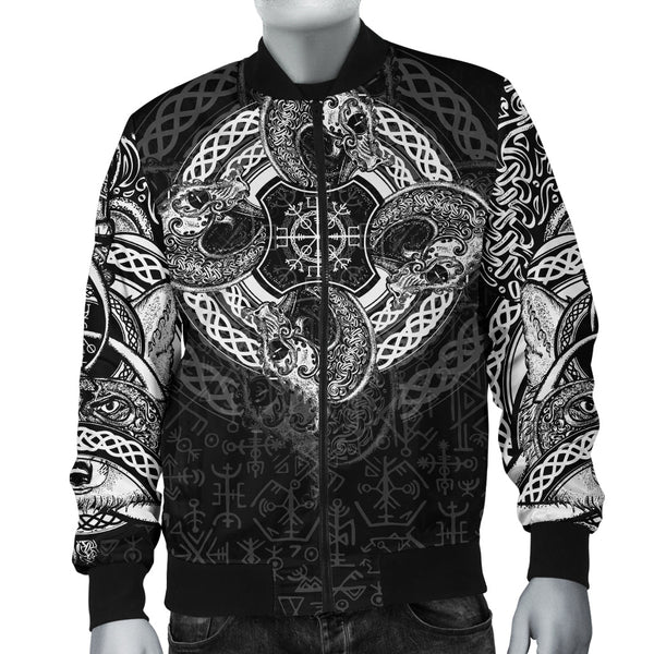 Viking Bomber Jacket Dragon Celtic