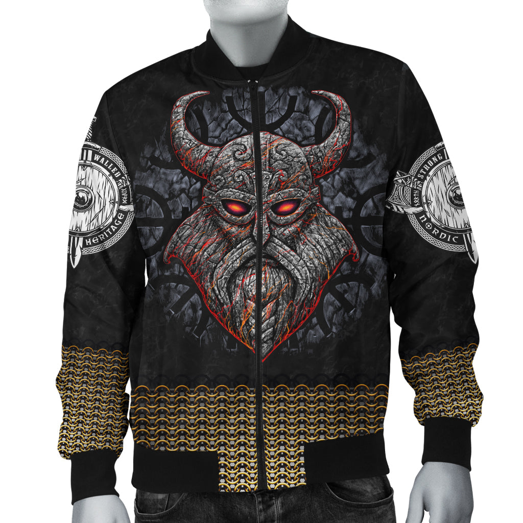 Viking Bomber Jacket Armor Odin