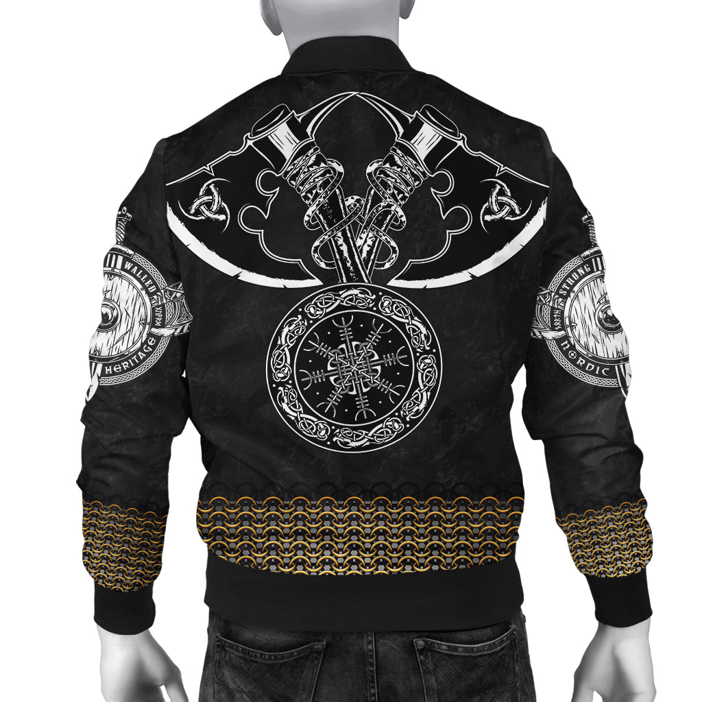 Viking Bomber Jacket Armor Odin