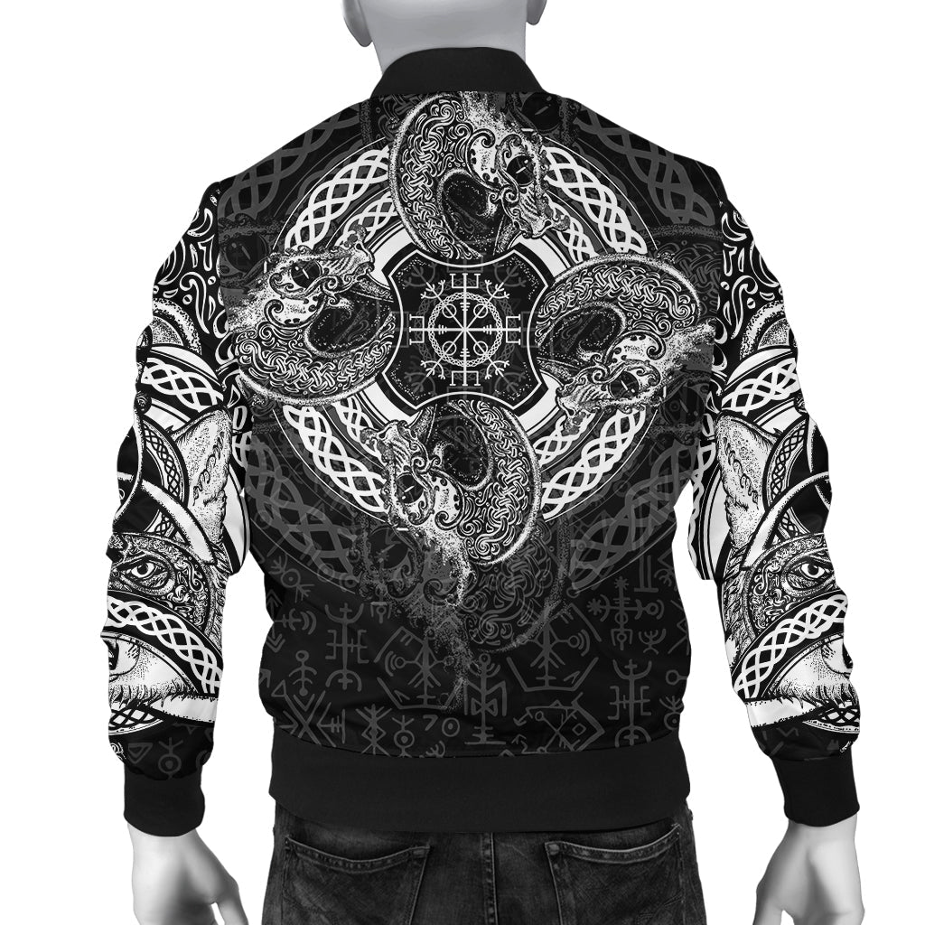 Viking Bomber Jacket Dragon Celtic