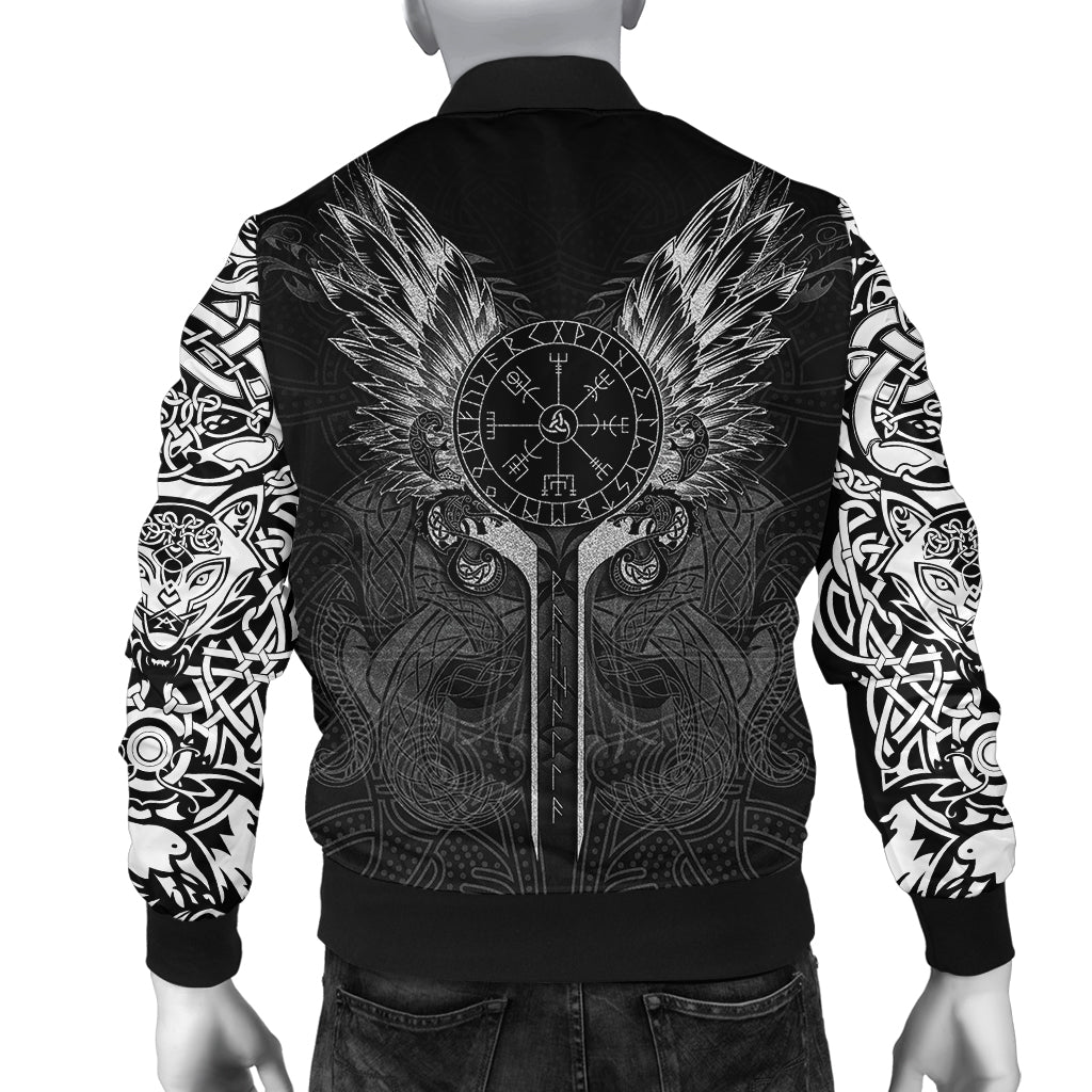 Viking Bomber Jacket Dragon Tattoo