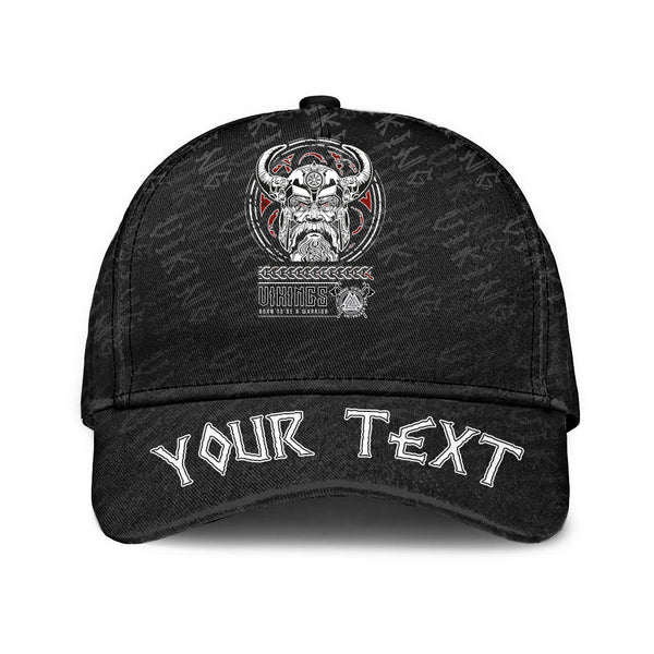 Custom Viking Classic Cap Born to Be Warrior