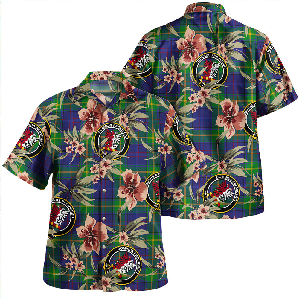 Scottish Tartan Boyle Clan Hawaiian Shirt Tropical Old Style