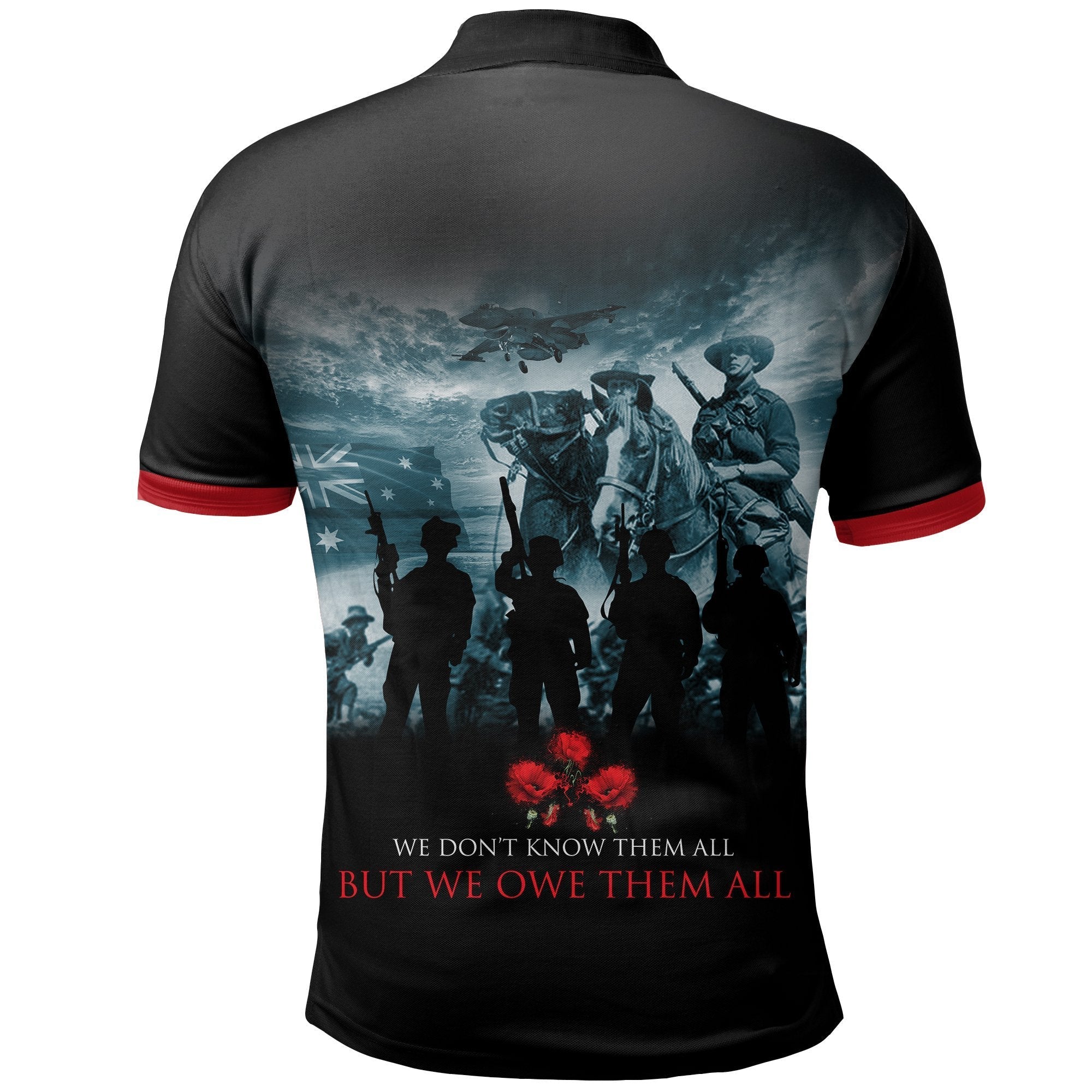 Anzac Polo - Anzac Day 2022 Brave Spirit Golf Shirts Polo Shirt