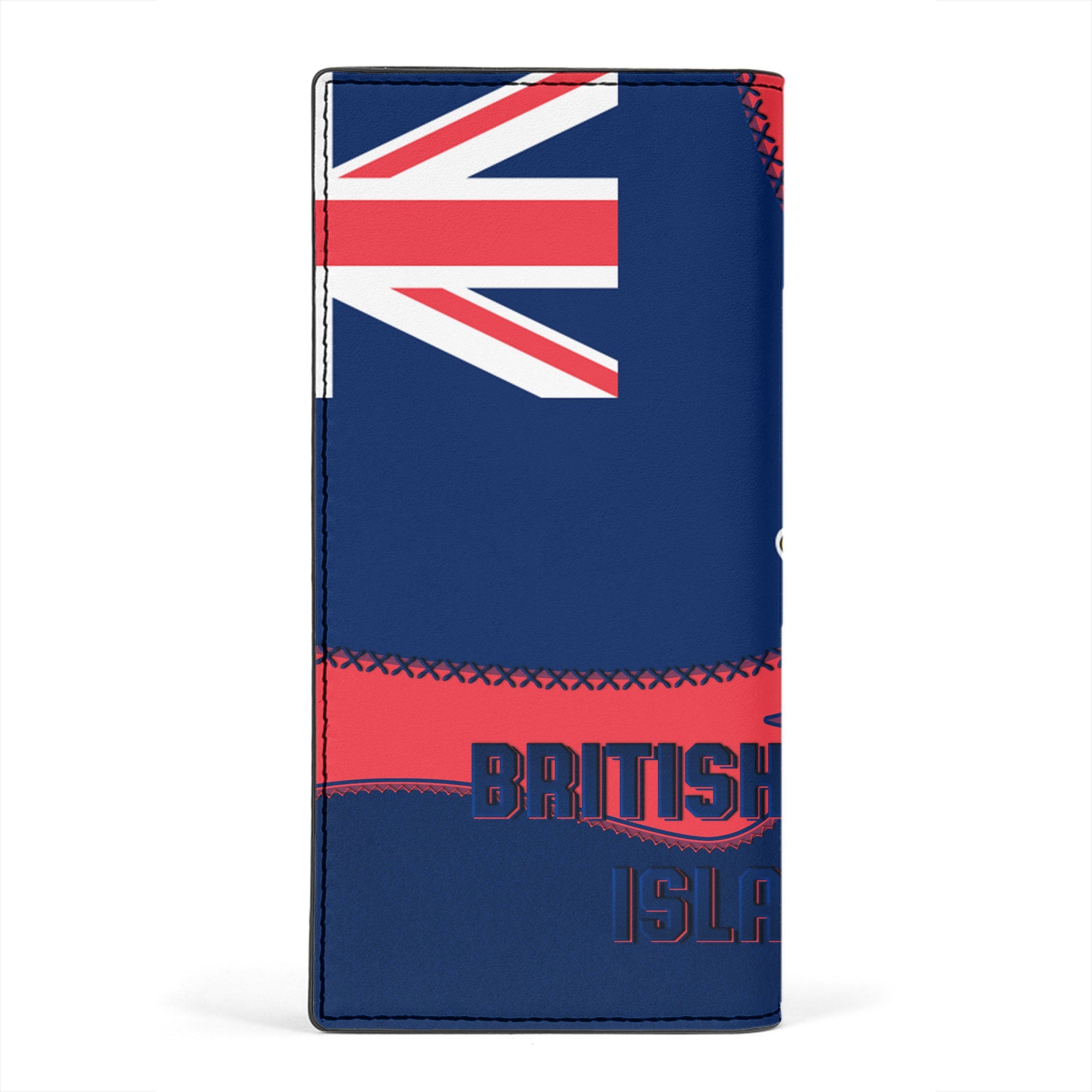 British Virgin Islands Leather Wallet Flag & Coat Of Arms Leather Style