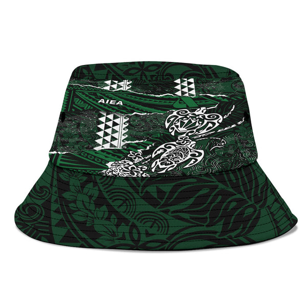 Hawaii Aiea High School Bucket Hat Polynesian Turtle Style