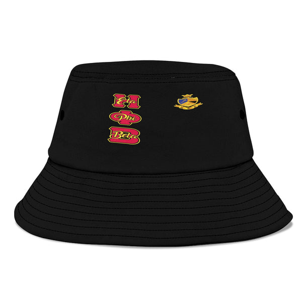 Sorority Hat - Eta Phi Beta Bucket Hat Original Black Style