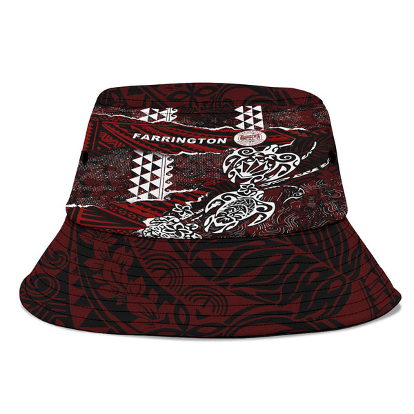 Hawaii Farrington High School Bucket Hat Polynesian Turtle Style