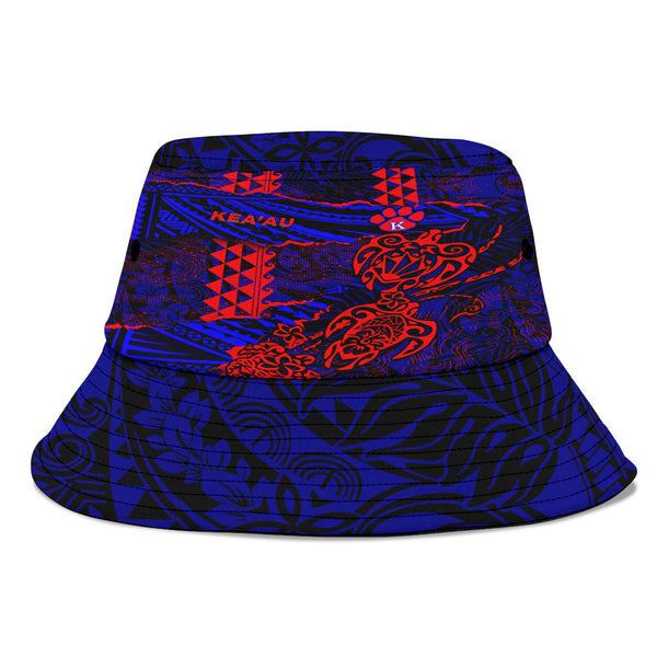 Hawaii Keaau High School Bucket Hat Polynesian Turtle Style