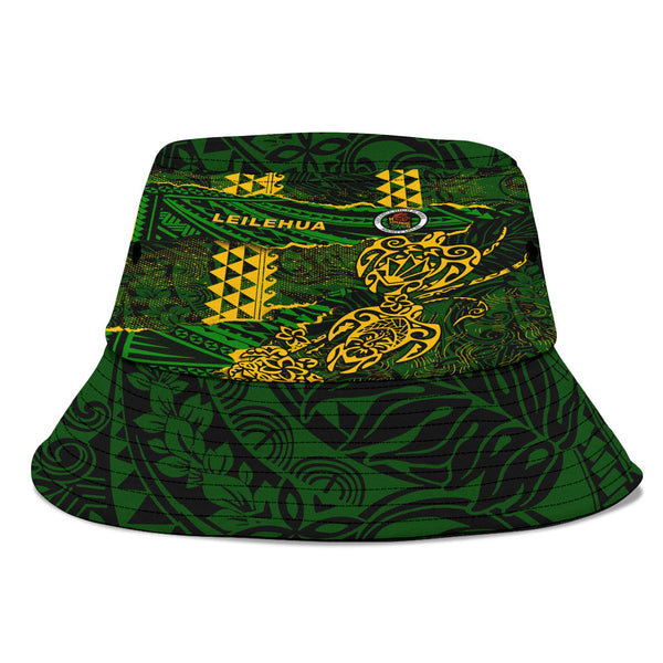 Hawaii Leilehua High School Bucket Hat Polynesian Turtle Style