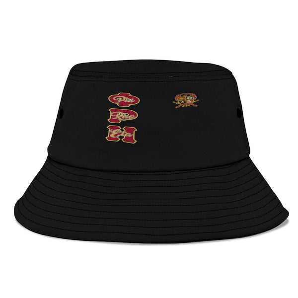 Fraternity Hat - Phi Rho Eta Bucket Hat Original Dark Style