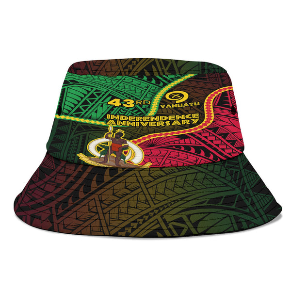 Vanuatu Bucket Hat Independence Day 43rd Anniversary Style