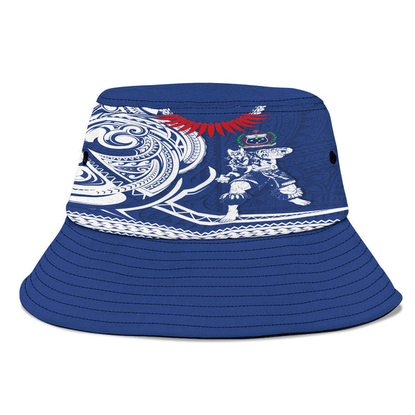 Samoa Bucket Hat Warrior Ula Nifo Style