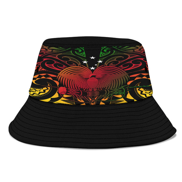 Papua New Guinea Bucket Hat Unity In Diversity Motto