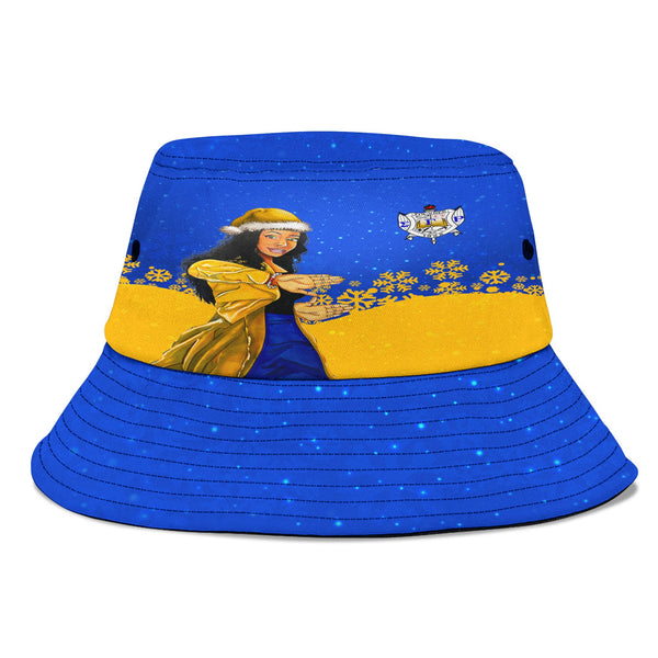 Sorority Hat - Sigma Gamma Rho Christmas Girl Bucket Hat Pretty Poodles Style