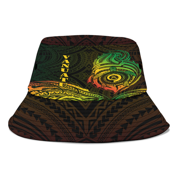 Vanuatu Bucket Hat Polynesian Reggae Style