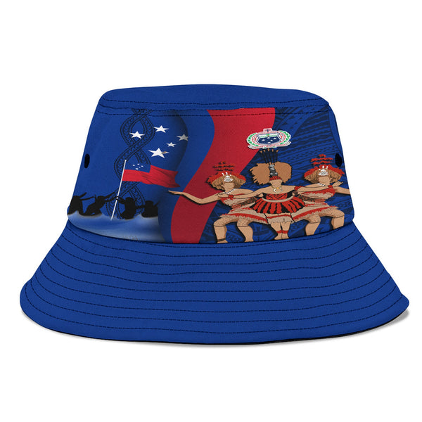 Samoa Independence Day Bucket Hat Celebrating Dance Style