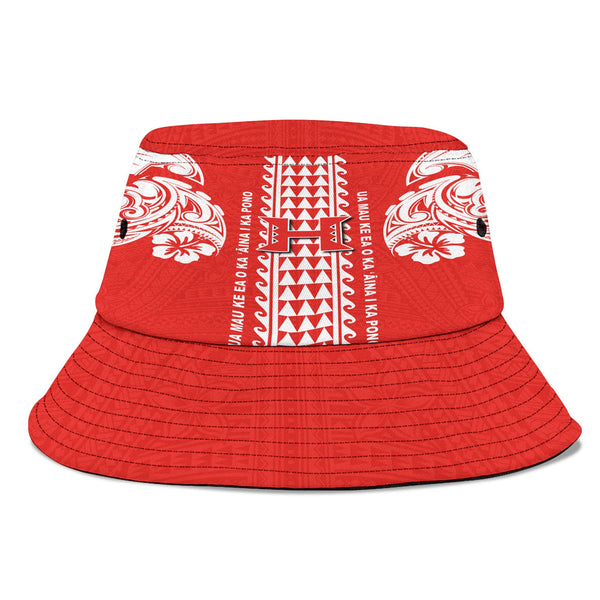 Hilo Hawaii Seal Bucket Hat Turtle Style