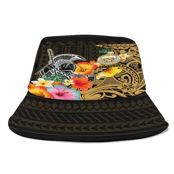 Hawaii Day King Kamehameha Bucket Hat