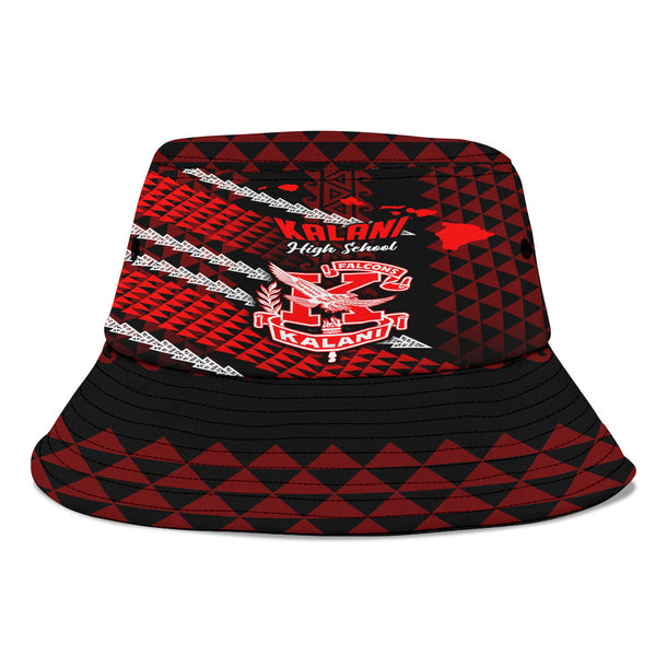 Hawaii Kalani High School Bucket Hat Map Style