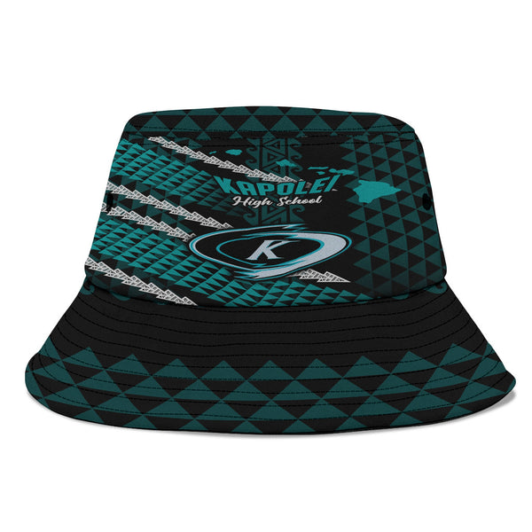 Hawaii Kapolei High School Bucket Hat Map Style