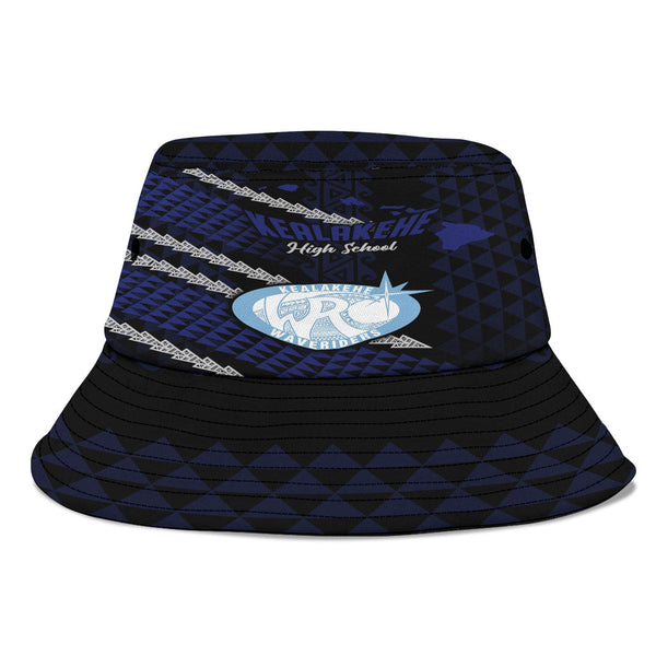 Hawaii Kealakehe High School Bucket Hat Map Style