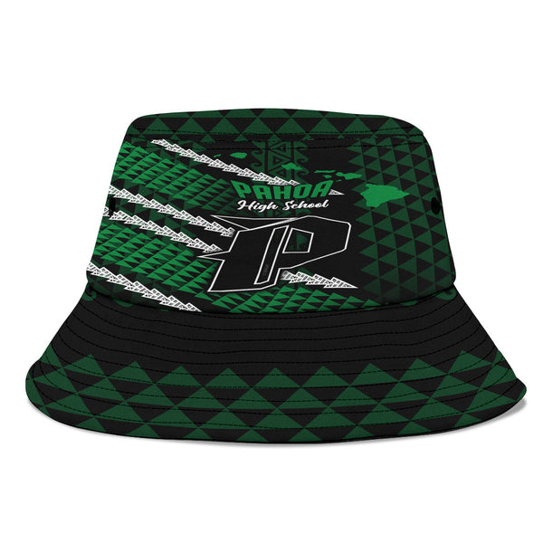 Hawaii Pahoa High & Intermediate School Bucket Hat Map Style