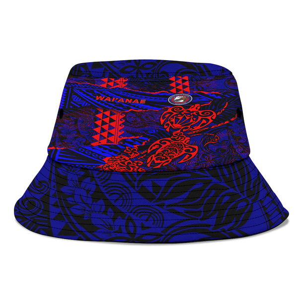 Hawaii Waianae High School Bucket Hat Polynesian Turtle Style