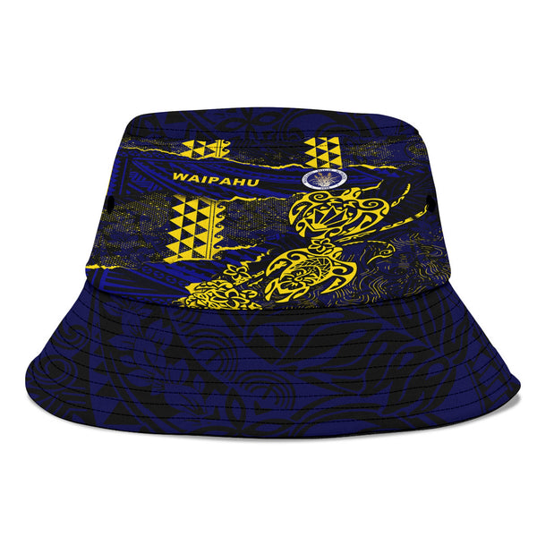 Hawaii Waipahu High School Bucket Hat Polynesian Turtle Style