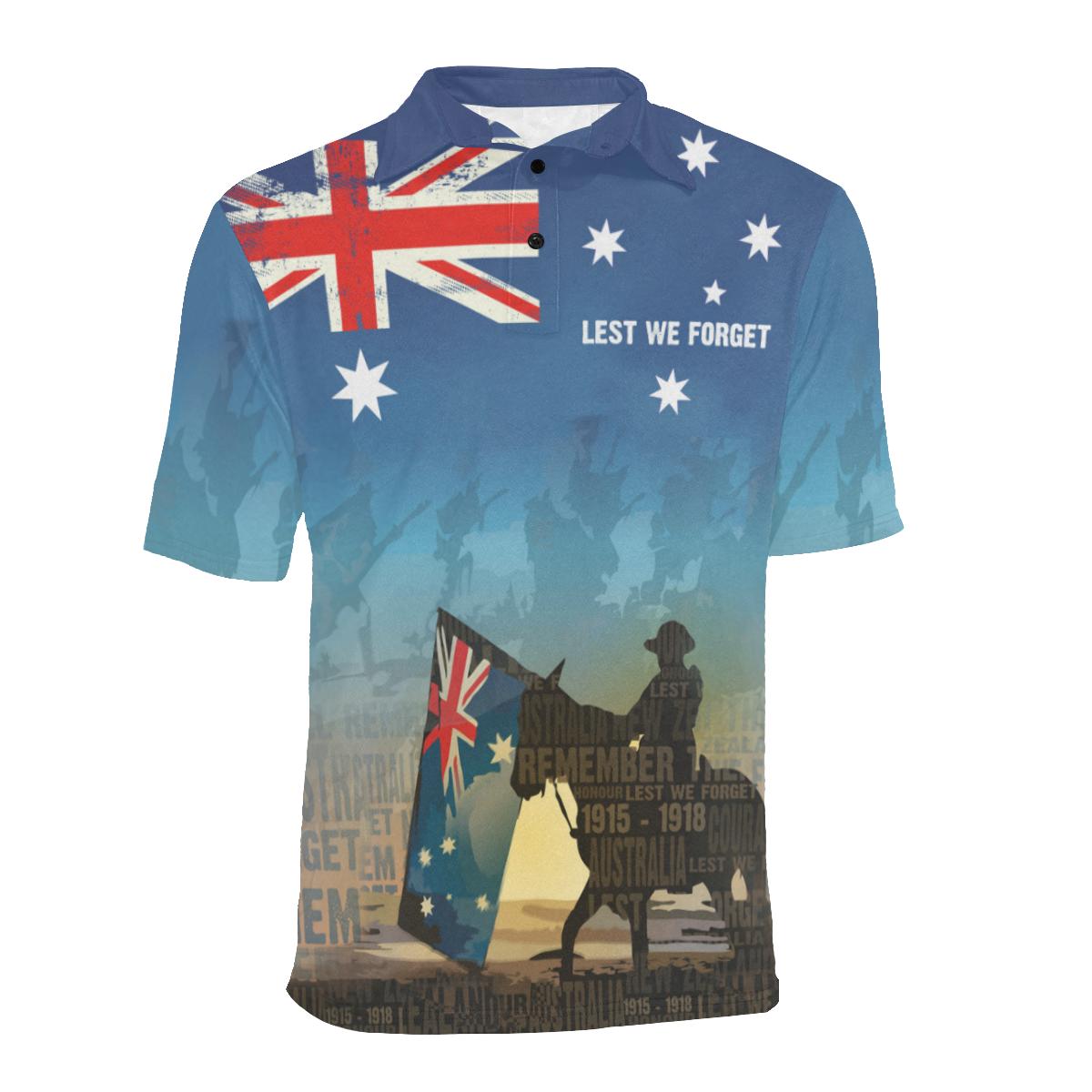 Anzac Polo - Anzac Lest We Forget Ver06 Polo Shirt