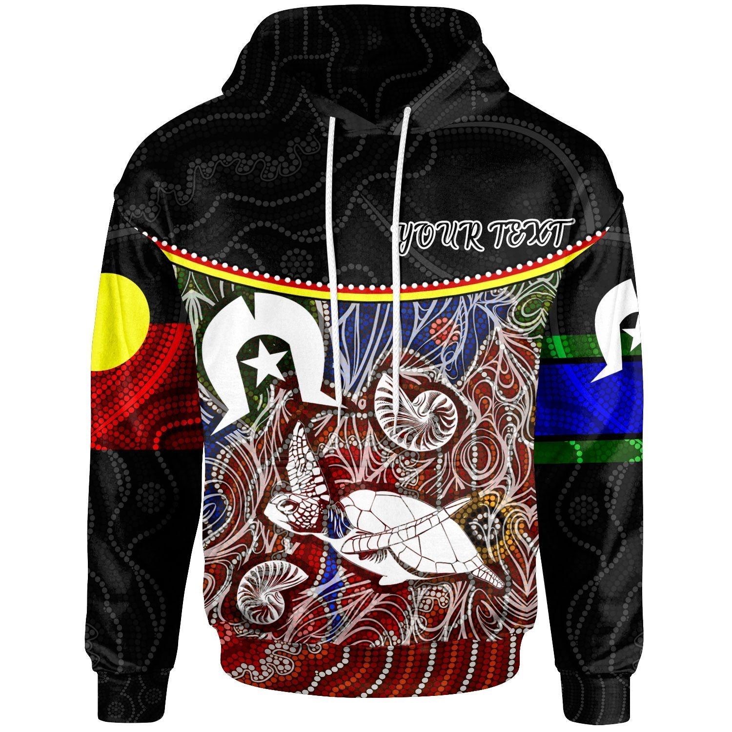 Personalised Hoodie - Aboriginal Dot In NAIDOC Week 20022 Style